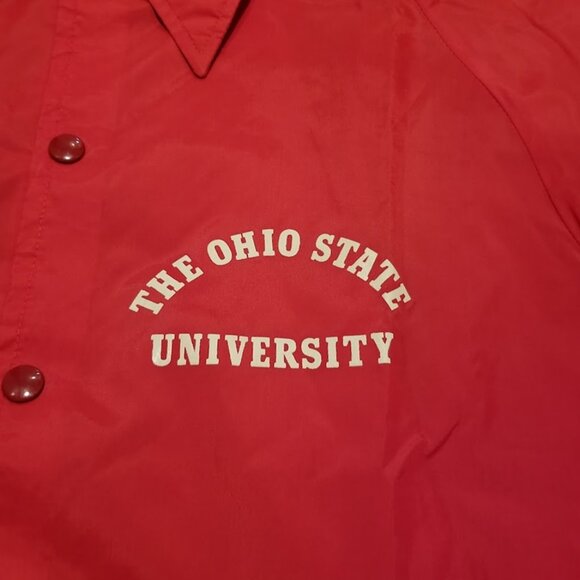 Vintage 60s The Ohio State University Champion Running Man Coach Jacket L/XL? - Picture 8 of 11